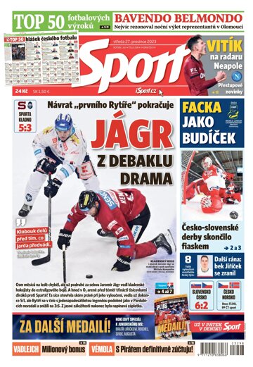 Obálka e-magazínu Sport 27.12.2023