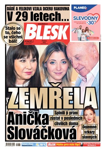 Obálka e-magazínu Blesk 7.4.2025