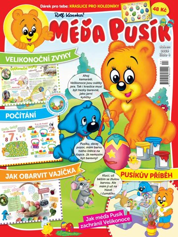 Obálka e-magazínu Méďa Pusík 4/2025