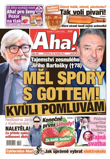 Obálka e-magazínu AHA! 12.5.2025