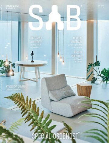 Obálka e-magazínu SaB Stavebníctvo a bývanie júl/august 2025