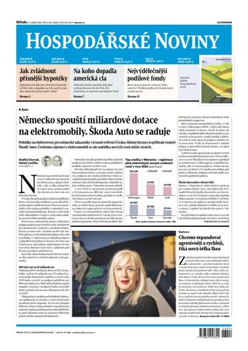 Obálka e-magazínu Hospodářské noviny 014 - 21.1.2026