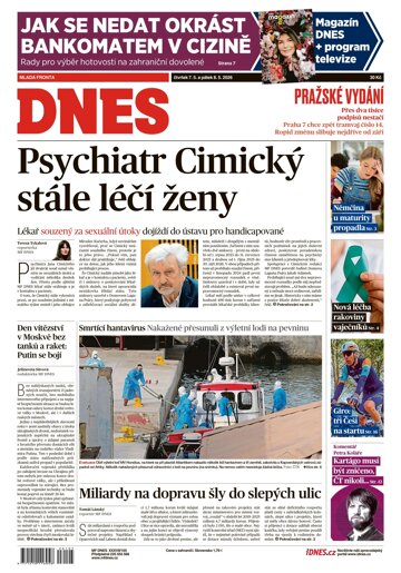 Obálka e-magazínu MF Dnes 7.5.2026