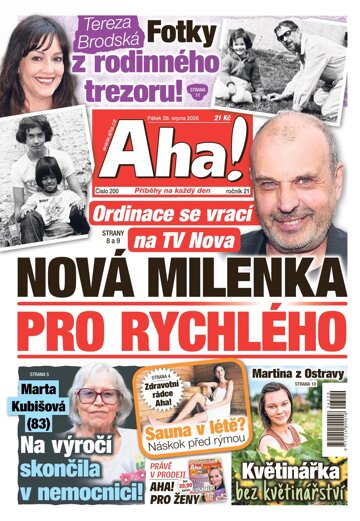 Obálka e-magazínu AHA! 28.8.2026