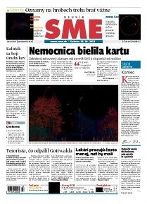 Obálka e-magazínu SME 26.10.2013