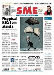 Obálka e-magazínu SME 18.1.2014
