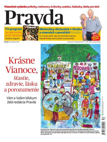 Obálka e-magazínu Pravda 23. 12. 2014