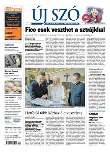 Obálka e-magazínu Új Szó 29.1.2016
