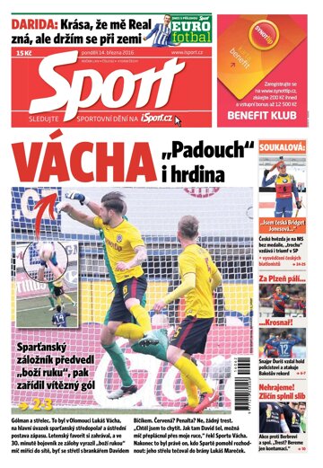 Obálka e-magazínu Sport 14.3.2016