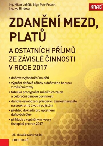 Obálka e-magazínu Zdanění mezd, platů a ostatních příjmů ze závislé činnosti v roce 2017