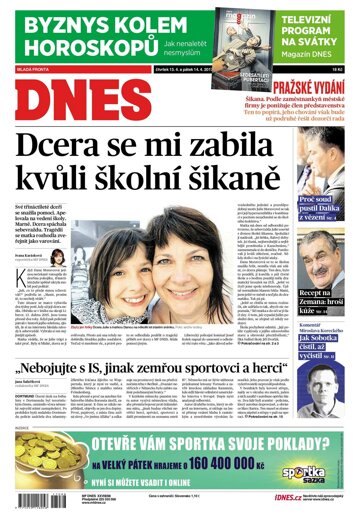 Obálka e-magazínu MF Dnes 13.4.2017