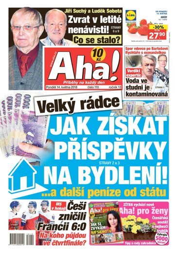 Obálka e-magazínu AHA! 14.5.2018