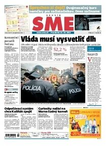 Obálka e-magazínu SME 15.10.2012