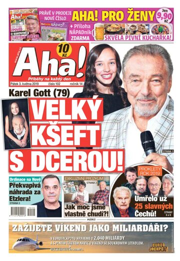 Obálka e-magazínu AHA! 3.5.2019