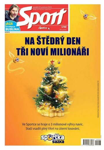 Obálka e-magazínu Sport 23.12.2019