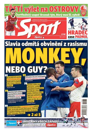 Obálka e-magazínu Sport 20.3.2021