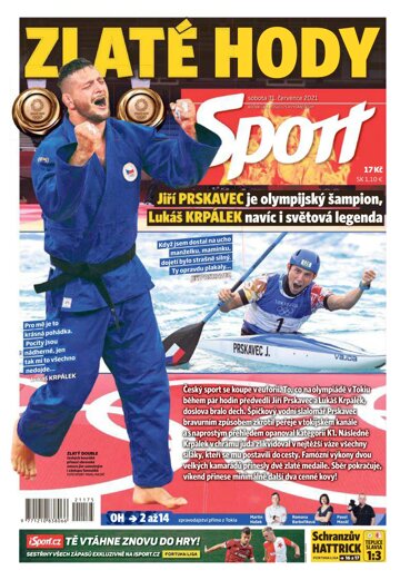 Obálka e-magazínu Sport 31.7.2021