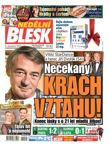 Obálka e-magazínu Nedělní Blesk 5.12.2021