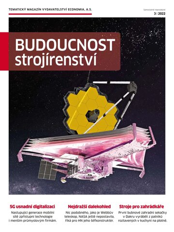 Obálka e-magazínu Hospodářské noviny - příloha 047 - 8.3.2022 Budoucnost strojírenství