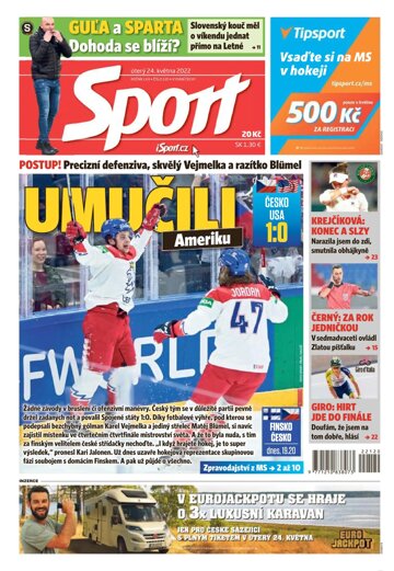 Obálka e-magazínu Sport 24.5.2022