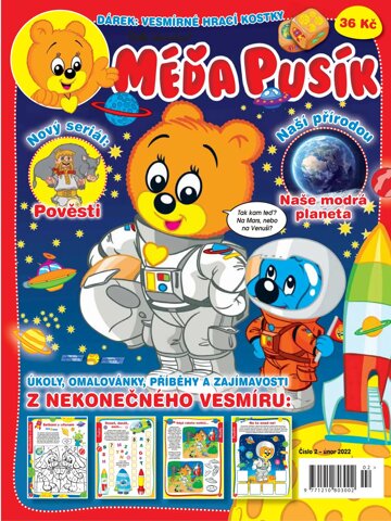 Obálka e-magazínu Méďa Pusík 2/2022