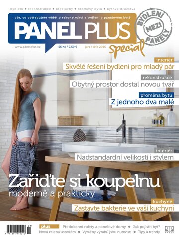 Obálka e-magazínu Bydlení mezi Panely PANEL PLUS SPECIÁL jaro 2015