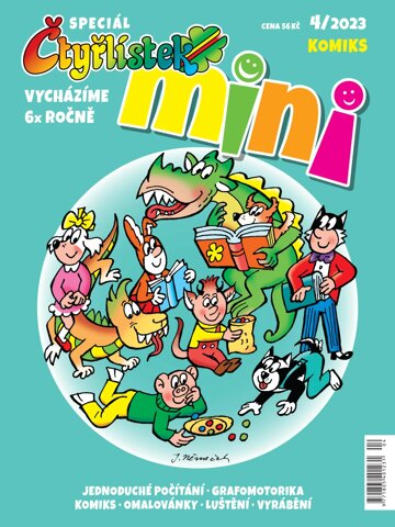 Obálka e-magazínu Čtyřlístek Mini 4/2023
