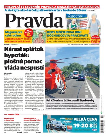 Obálka e-magazínu Pravda 17. 8. 2023