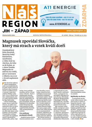 Obálka e-magazínu Náš Region - Jih