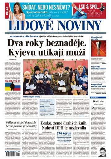 Obálka e-magazínu Lidové noviny 24.2.2024