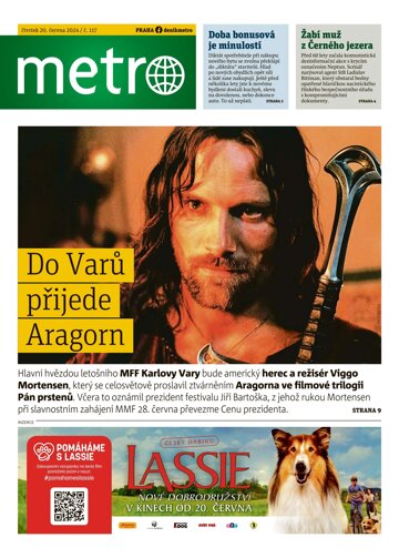 Obálka e-magazínu deník METRO 20.6.2024