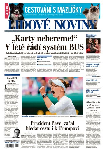 Obálka e-magazínu Lidové noviny 11.7.2024