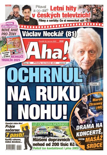 Obálka e-magazínu AHA! 30.6.2025