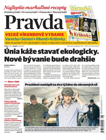 Obálka e-magazínu Pravda 11. 7. 2025