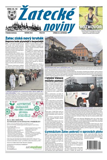 Obálka e-magazínu Žatecké noviny 48/25