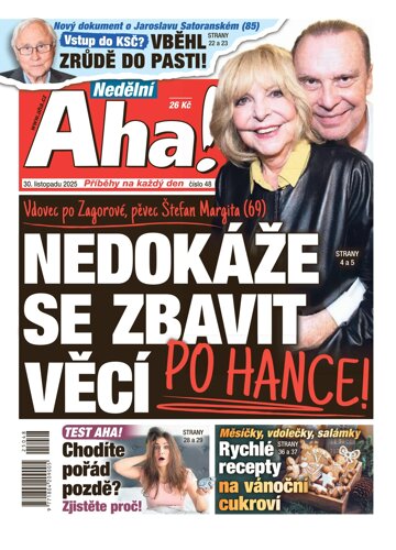 Obálka e-magazínu Nedělní AHA! 30.11.2025