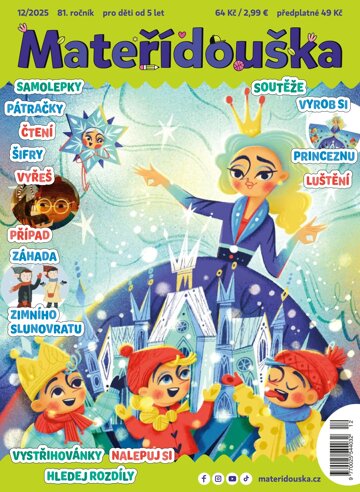 Obálka e-magazínu Mateřídouška 12/2025