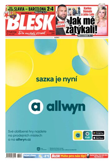 Obálka e-magazínu Blesk 22.1.2026