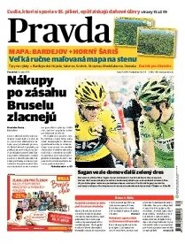 Obálka e-magazínu Pravda 22.7.2013