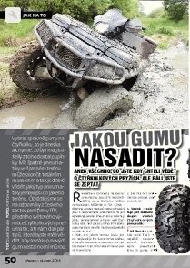 Obálka e-magazínu Jakou gumu nasadit?