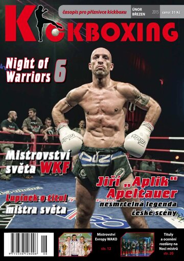 Obálka e-magazínu Kickboxing únor/březen 2015