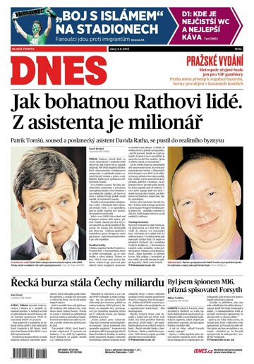 Obálka e-magazínu MF Dnes 4.8.2015