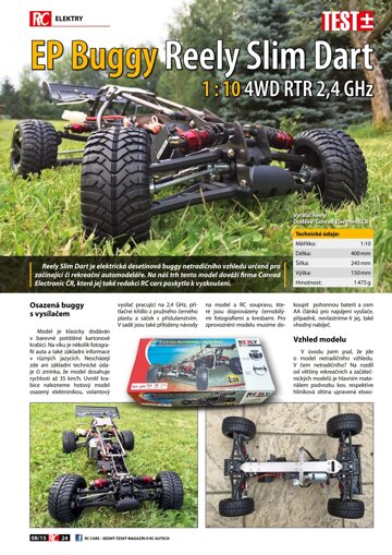 Obálka e-magazínu EP Buggy Reely Slim Dart