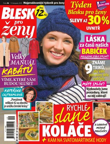 Obálka e-magazínu Blesk pro ženy 9.11.2015