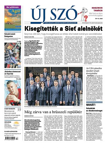 Obálka e-magazínu Új Szó 31.3.2016