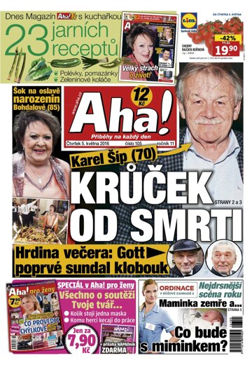 Obálka e-magazínu AHA! 5.5.2016