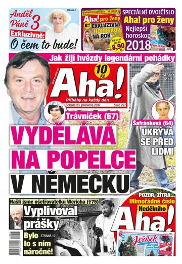 Obálka e-magazínu AHA! 23.12.2017