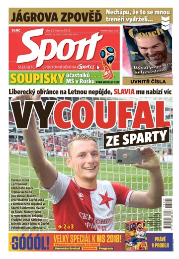 Obálka e-magazínu Sport 5.6.2018