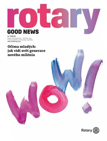 Obálka e-magazínu Rotary Good News 3/2018