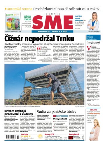 Obálka e-magazínu SME 8-9-2021